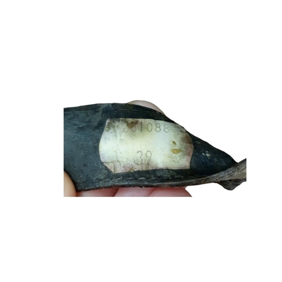 NAOT Pamela Sandals Metallic Leather Snakeskin Rhinestone Buckle Women’s… - Picture 9 of 9